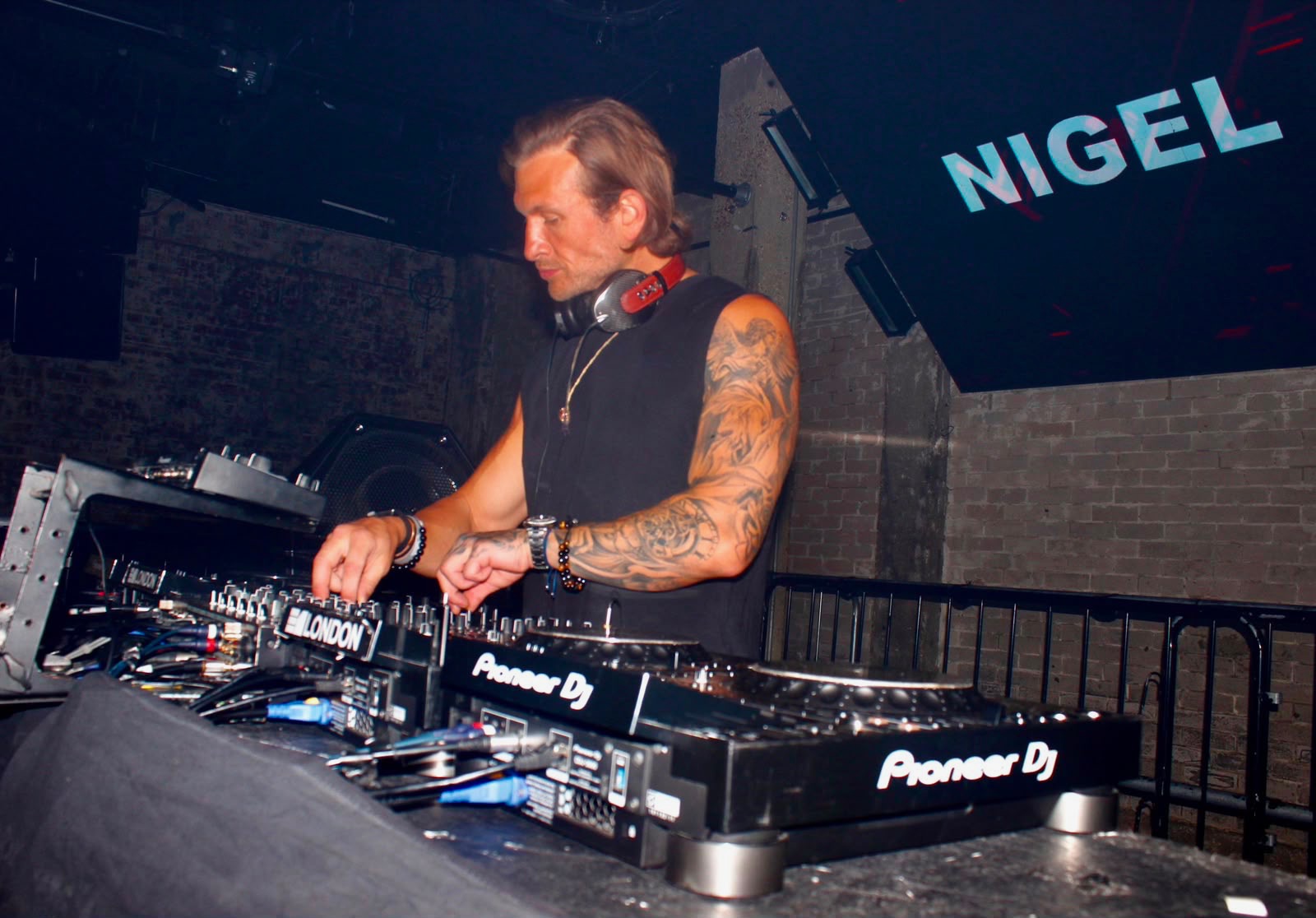 Nigel at the decks